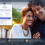 Homepage do site Solteiros50