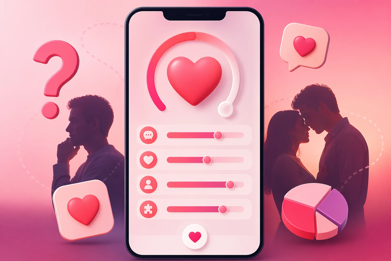 Testes do amor e personalidade grátis