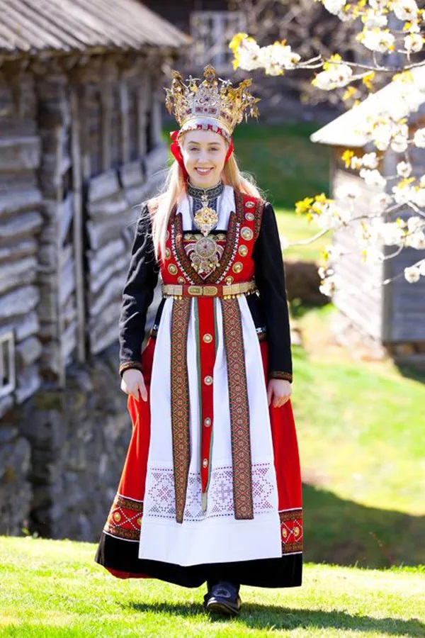 Vestido de noiva Noruega