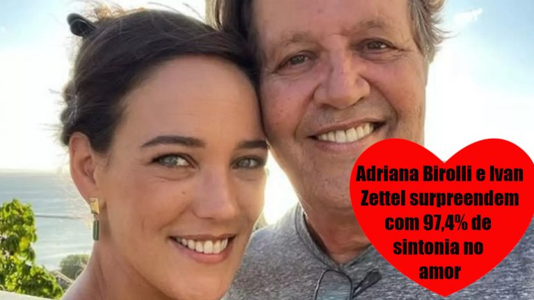Adriana Birolli e Ivan Zettel sintonia do amor