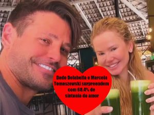 Dado Dolabella e Marcela Tomaszewski sintonia do amor