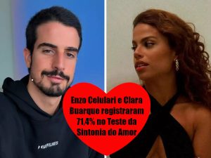 Enzo Celulari e Clara Buarque