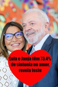 Lula e Rosângela sintonia do amor