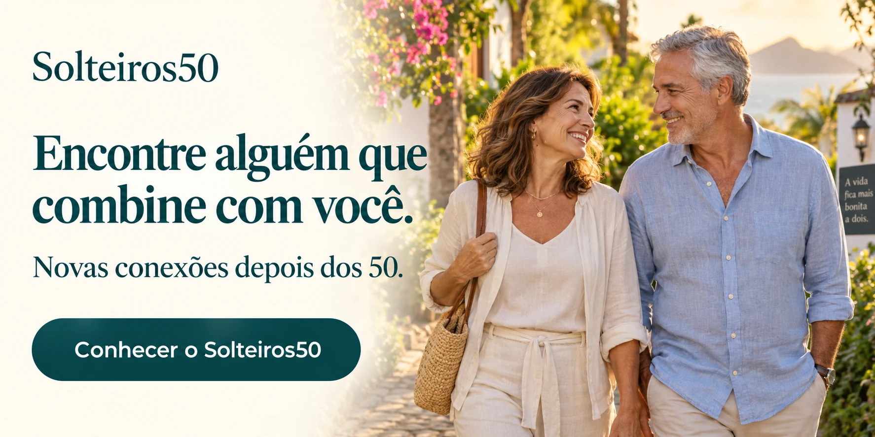 Solteiros50 — Encontre alguém que combine com você. Novas conexões depois dos 50.